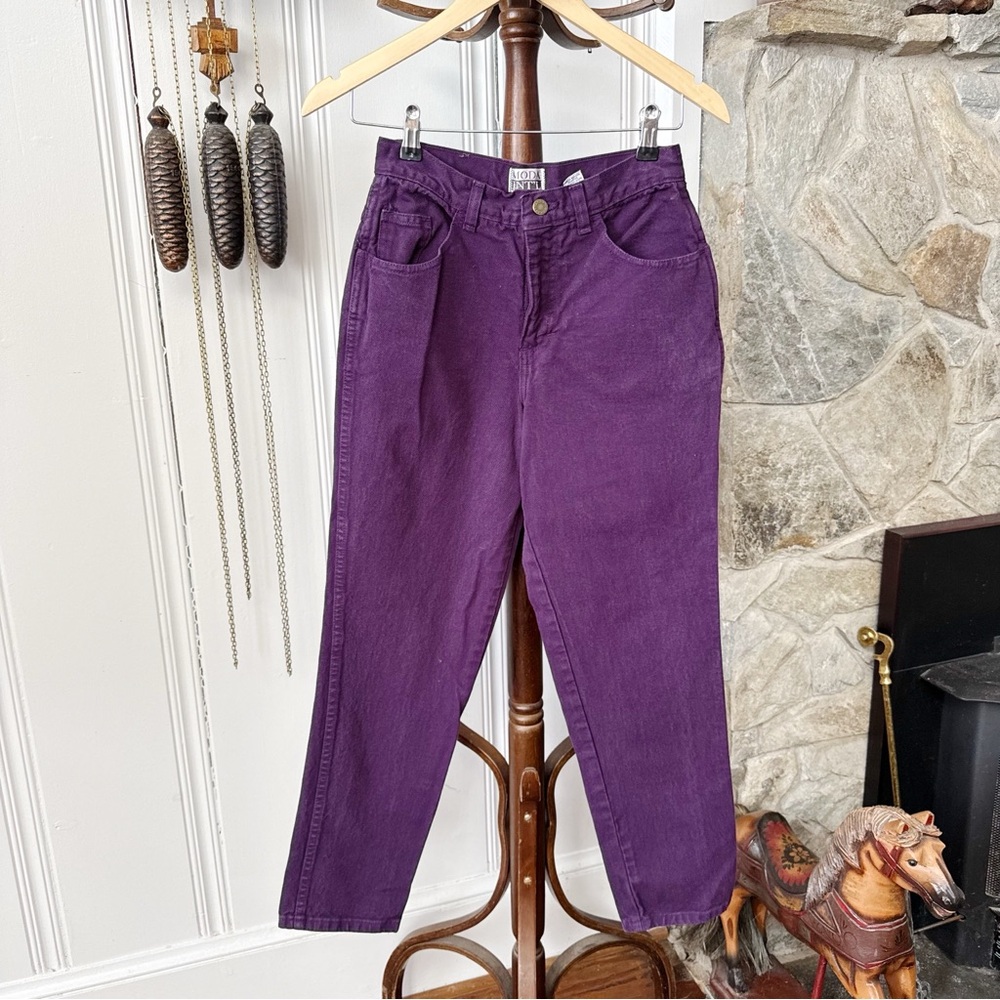 90s Purple Mom Jeans High Waisted size 6